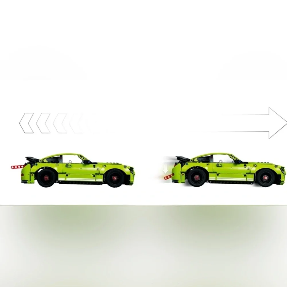 Lego Technic Ford Mustang Shelby GT500 Green Racing Car Building Toy 42138